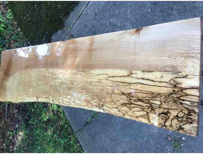 Live Edge Maple Sofa Table