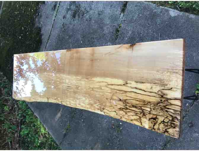 Live Edge Maple Sofa Table