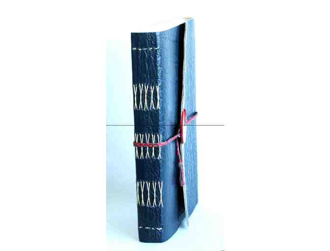 Hand Bound Leather Journal by Mary Kritz
