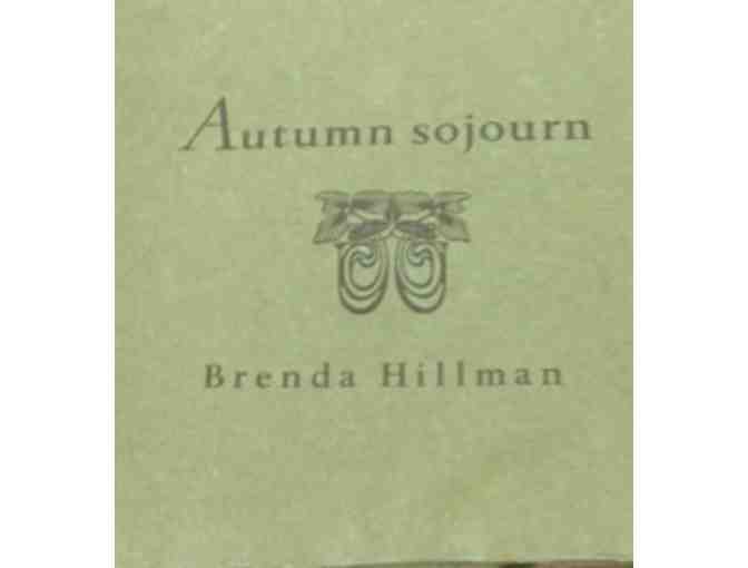 Autumn Sojourn, A Collection of Poems by Brenda Hillman, Limited Edition