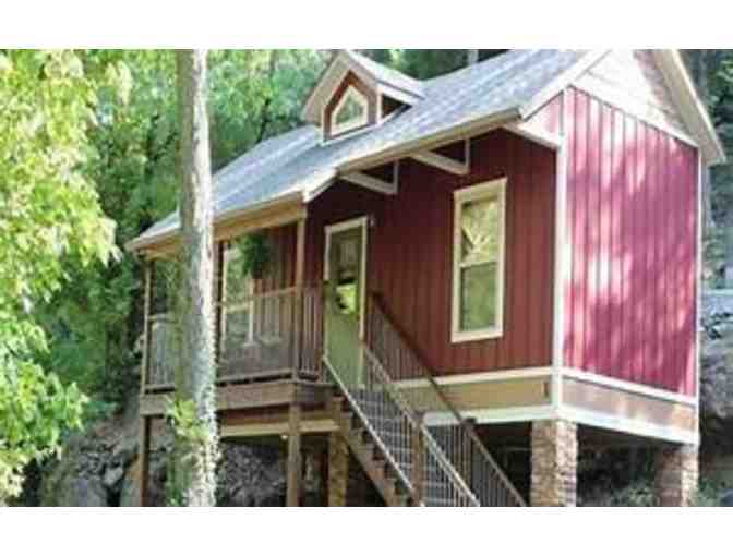 Glamping in the Ozark Mountains with All Seasons Urban Treehouse Village
