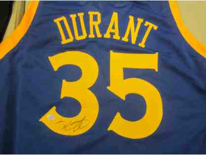 Kevin Durant Golden State Warriors Autographed Basketball Jersey