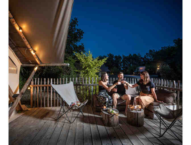 Reinvigorating getaway: 3 nights in a Trappeur Tent for up to 5 people