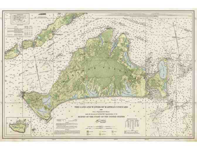 1850 Map of Martha's Vineyard by Henry Whiting - Photo 1