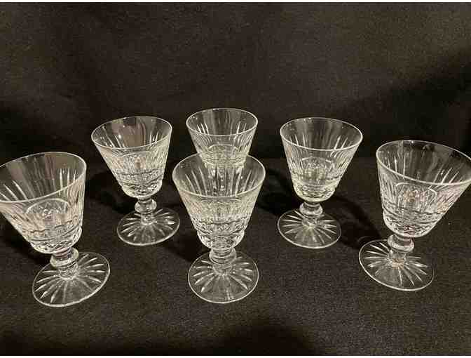 Eight Small Waterford Vintage Cordial Glasses