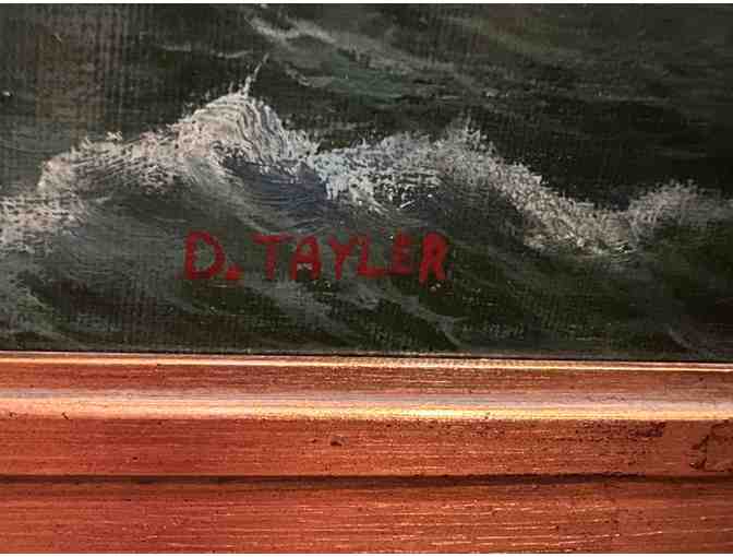 Yacht Painting - D. Tayler