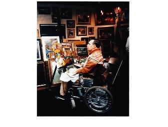 Original Gerald Lee Nees Oil Painting - 'Short Leg Right'