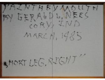 Original Gerald Lee Nees Oil Painting - 'Short Leg Right'