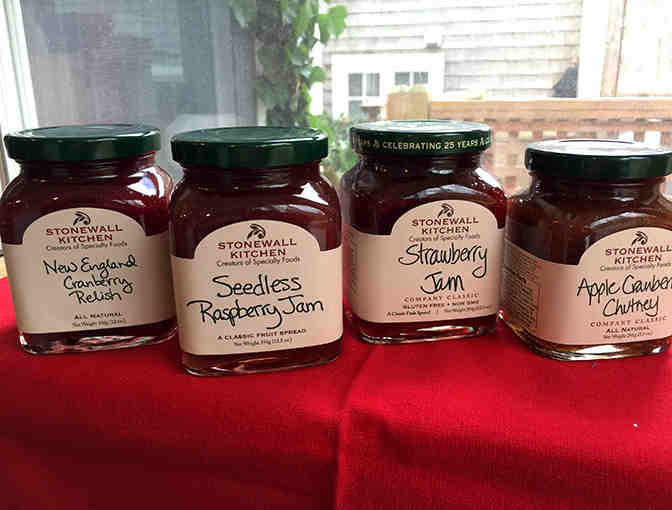 Snow's Gift Card and 4 jars from Stonewall Kitchen