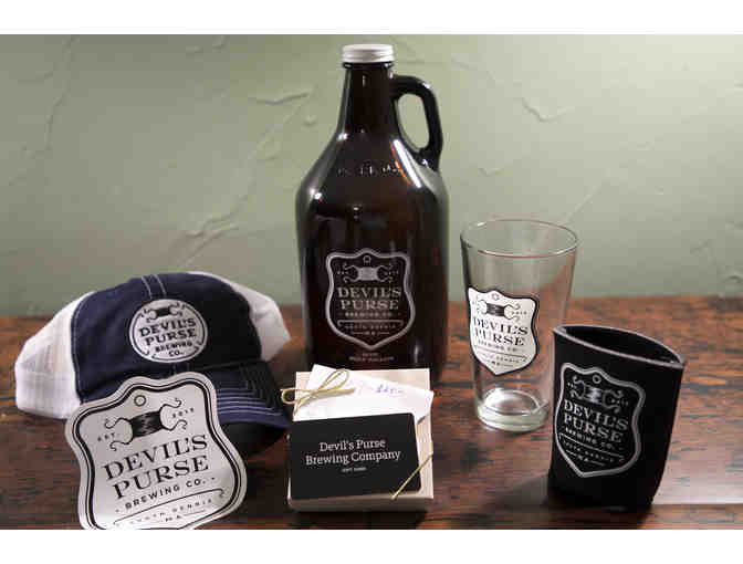 Devils Purse Brewery Gift Bag Including a $25 Gift Certificate, Beer and Merchandise.