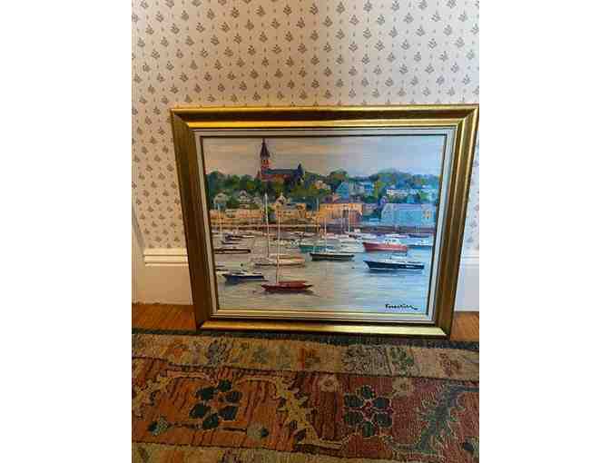 MARBLEHEAD OIL PAINTING BY MARC FORESTIER