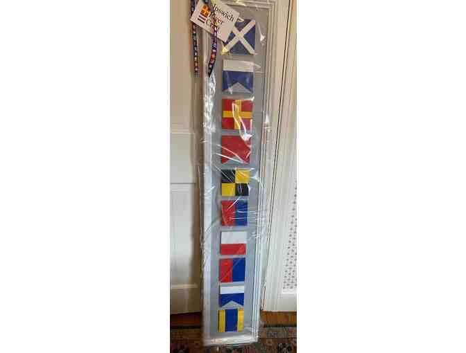 IPSWICH RIVER CRAFT CUSTOM NAUTICAL SIGN SPELLING OUT MARBLEHEAD