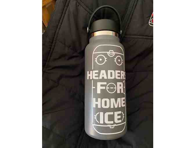 HEADERS FOR HOME ICE VEST AND HYDRO FLASK WITH DECAL - YOUR CHOICE OF SIZE