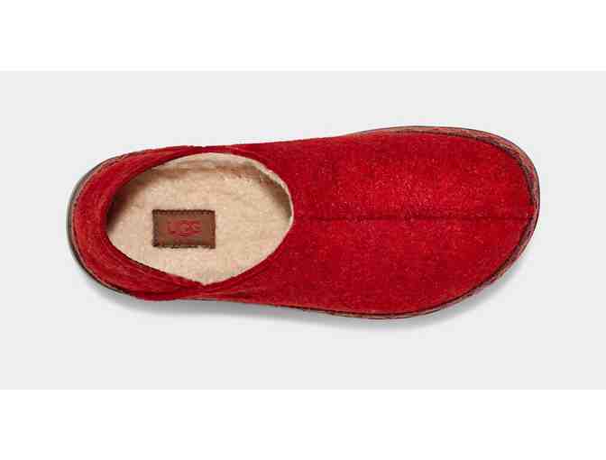 UGG REFELT RED CURRANT TASMAN WOMAN'S SIZE 6 SLIPPERS - AMAZING STORY!!!