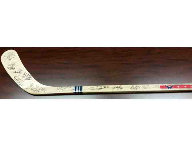 2013-2014 Team Autographed Stick - Washington Capitals