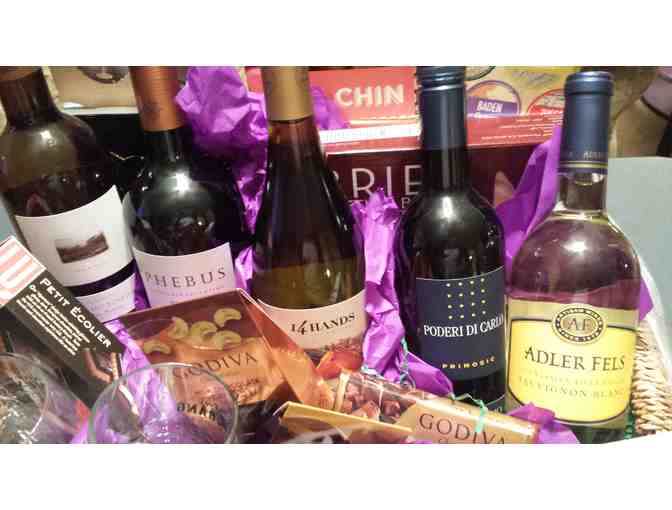 Wine and Chocolates Gift Basket