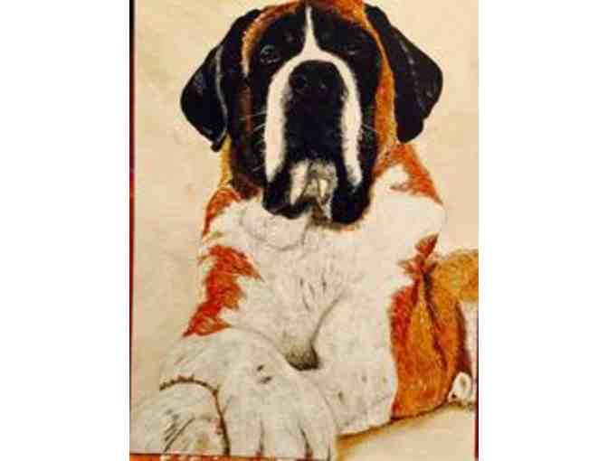 Custom Handpainted Pet Portrait - 20x206 on Canvas Board or Stretched Canvas