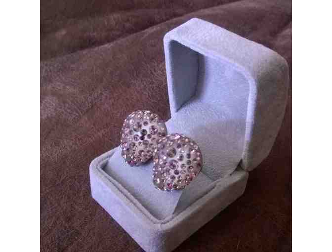 'Lavender Dust' earrings by designer Alexis Bittar