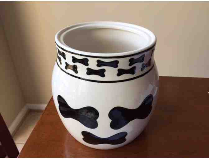 Dog Treat Jar- ceramic