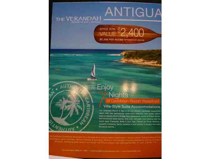 The Verandah Resort & Spa Antigua 7 night Villa-style Suite Accommondations