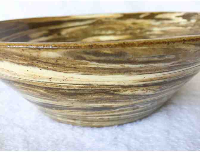 Handmade Pottery - Marbled Clay Bowl