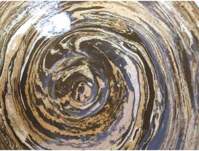 Handmade Pottery - Marbled Clay Bowl