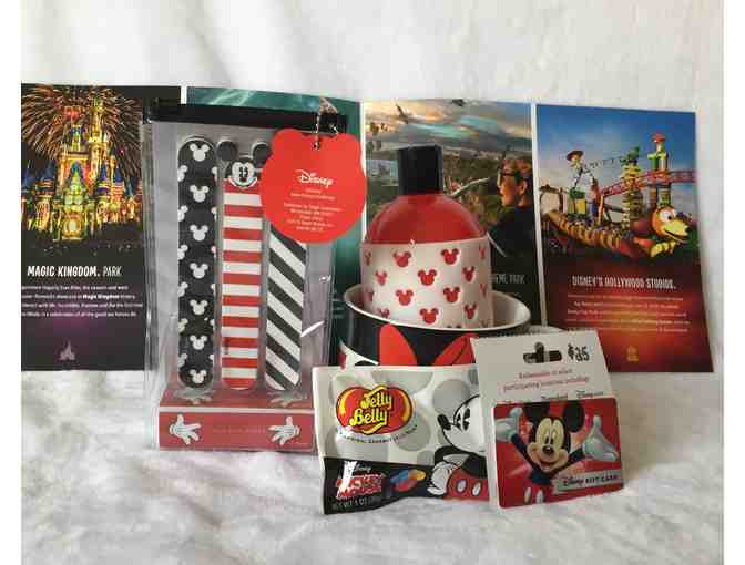 Disney Collectibles Basket and Gift Card