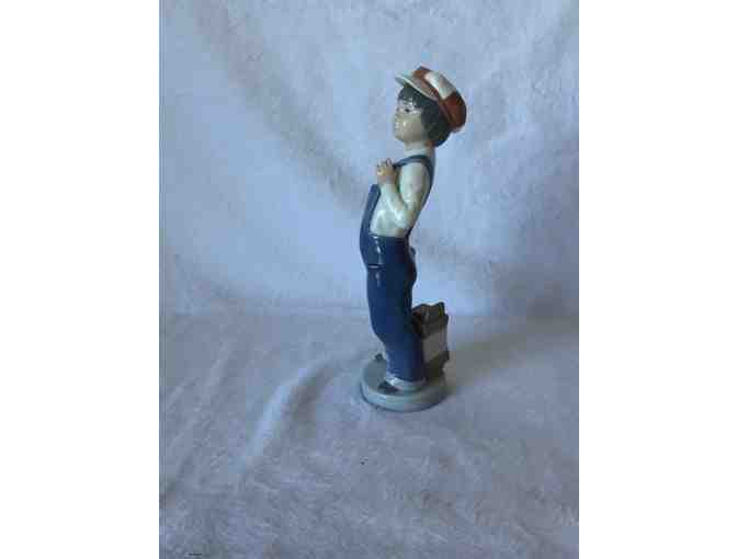 Vintage Lladro 'BOY FROM MADRID' with Accordian, autographed