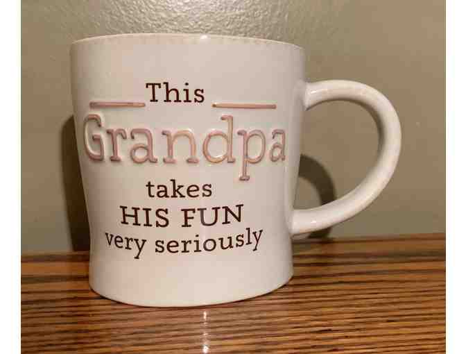 Grandpa wood sign and Mug