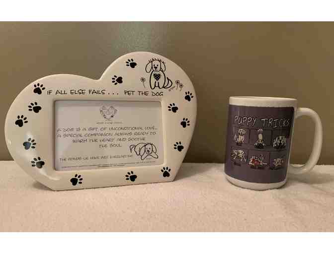Dog lover picture frame and mug (Set #2)