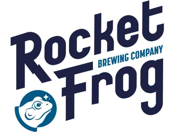 Tastings, tour, and logo items from Rocket Frog Brewing Company