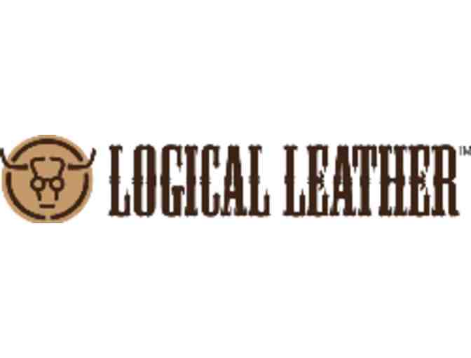 Logical Leather Padded Genuine Leather Dog Collar - Brown
