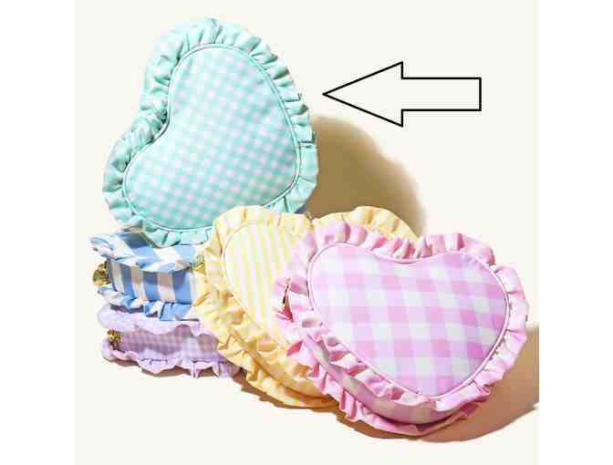 Stoney Clover Ruffle Heart Pouch