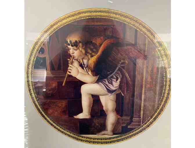 Print of a Giovanni Bellini Painting, 'Angel Musicante'