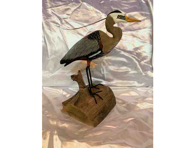 Cork McGee Heron Carving