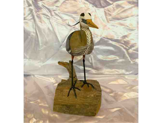Cork McGee Heron Carving