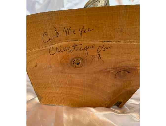 Cork McGee Heron Carving