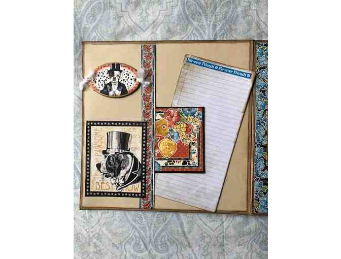 Handmade 'Home Is Where the Dog Is' Mini Album/Journal