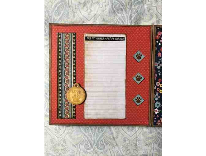 Handmade 'Home Is Where the Dog Is' Mini Album/Journal