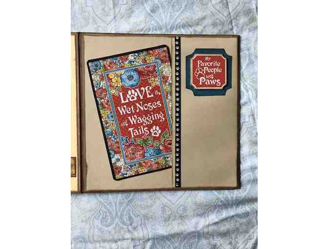 Handmade 'Home Is Where the Dog Is' Mini Album/Journal