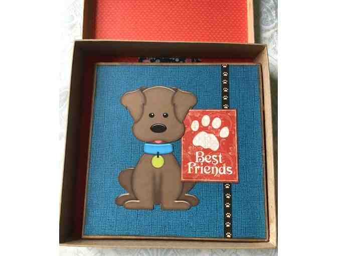 Handmade 'Home Is Where the Dog Is' Mini Album/Journal