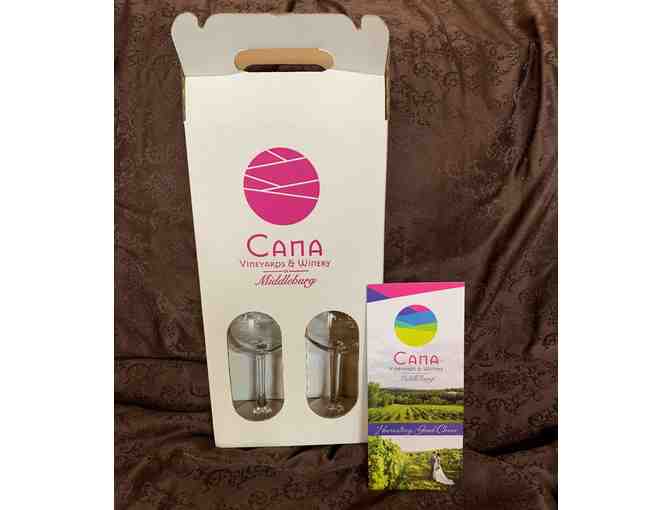 Cana Vineyards and Winery of Middleburg - Tastings and Glasses