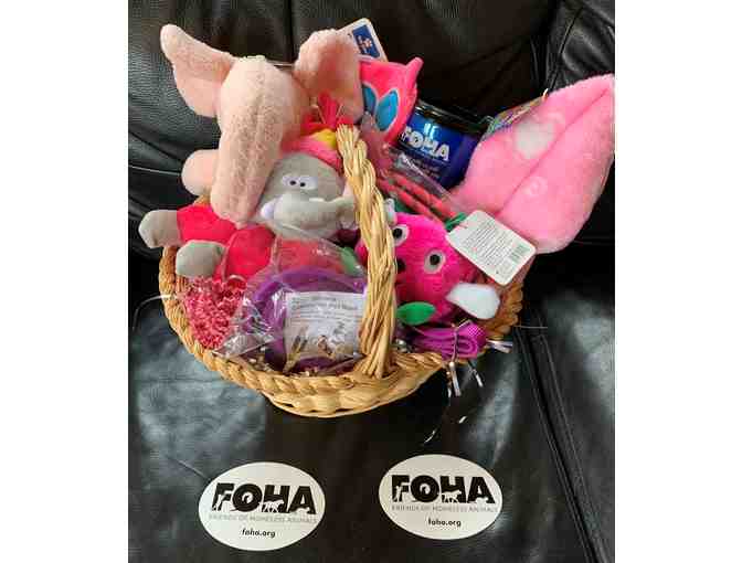 FOHA Dog Basket - Pink