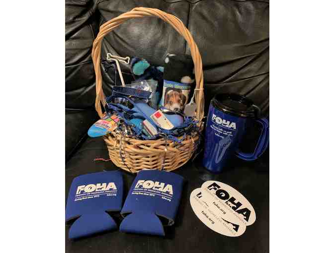 FOHA Dog Basket - Blue