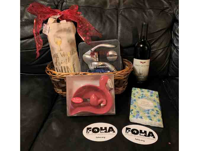 FOHA Wine and accessories basket