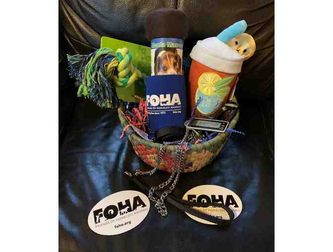 FOHA Dog Basket with Tea toy