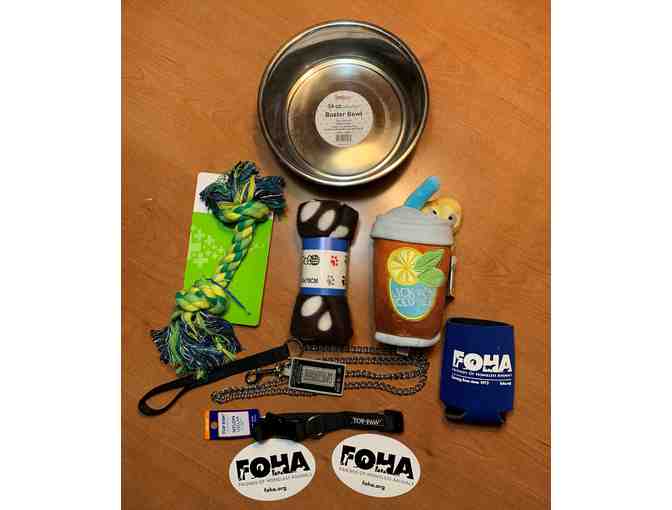 FOHA Dog Basket with Tea toy