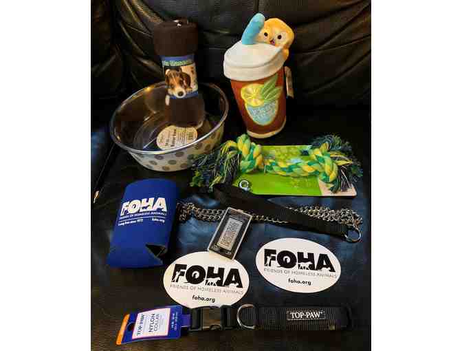 FOHA Dog Basket with Tea toy