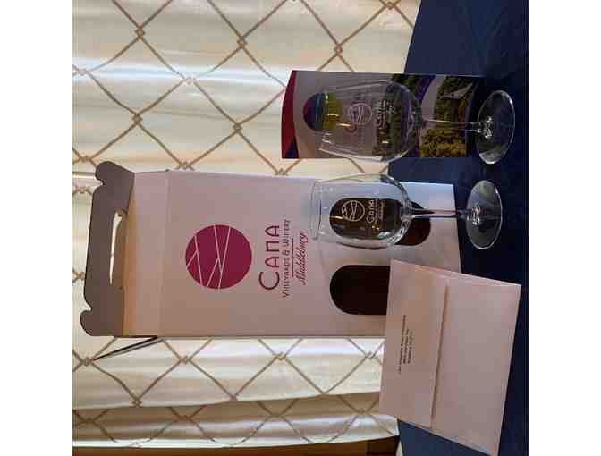 Cana Vineyards and Winery of Middleburg - Tastings and Glasses