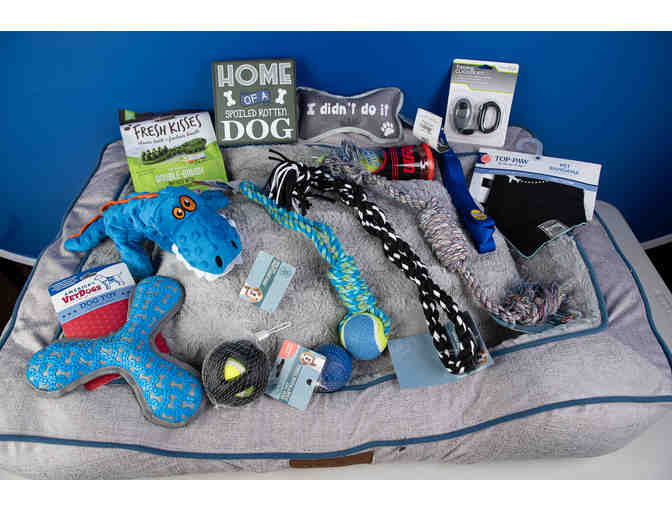 Large Dog Bed and accessories